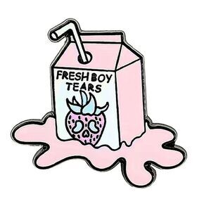 Freshboy Tears enamel pin